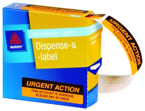Action File Label AVERY LABELS 19 X 64MM (URGENT ACTION) - Qizzle
