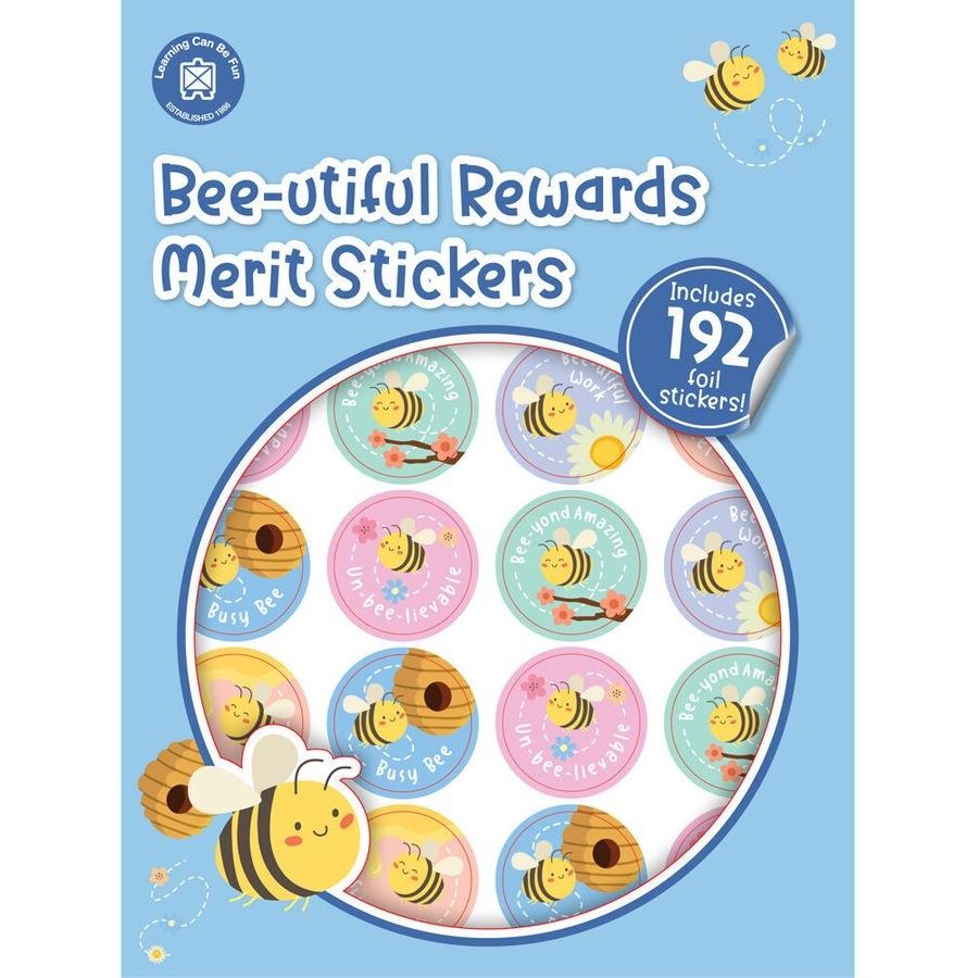 BEE-UTIFUL REWARDS MERIT STICKERS PKT 192