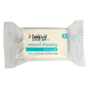 HELP-IT NO.13 WOUND DRESSING WITH PAD SIZE 7.5 X 10CM