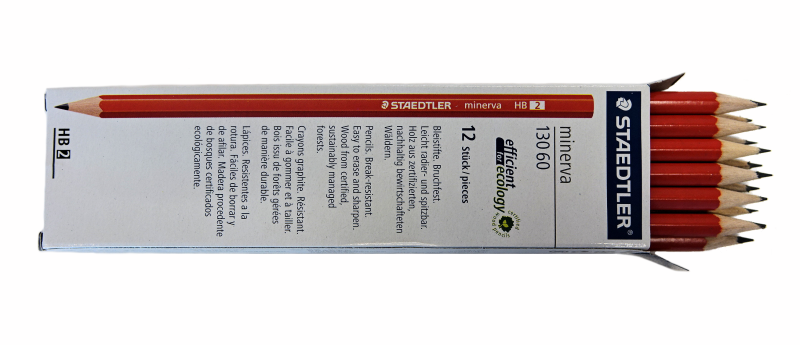 STAEDTLER MINERVA PENCILS HB, *BOX 12*