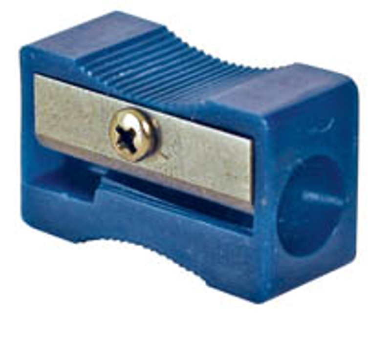 QIZZLE PLASTIC SINGLE HOLE PENCIL SHARPENER