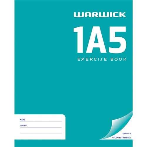 1A5 WARWICK EXERCISE BOOK