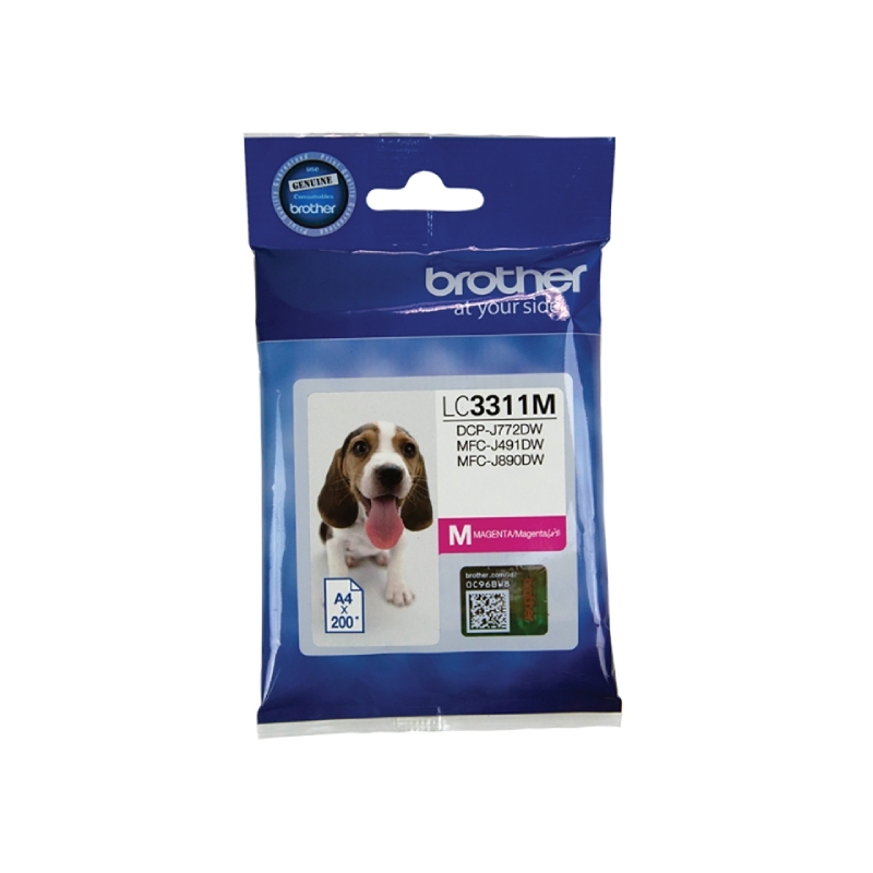 BROTHER LC3311M MAGENTA INK CARTRIDGE