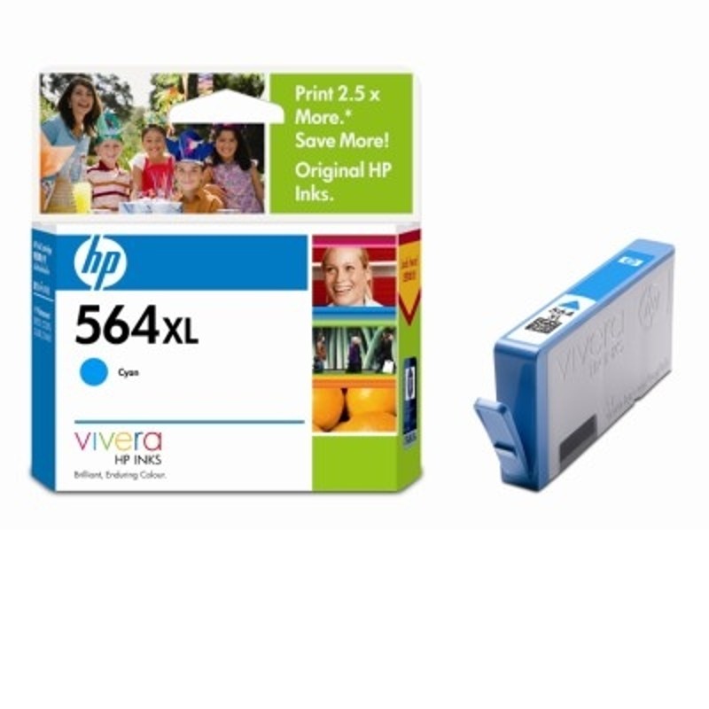 HP564XL CYAN INKJET CARTRIDGE CB323WA