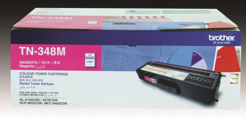 BROTHER TN348M MAGENTA HIGH YIELD TONER