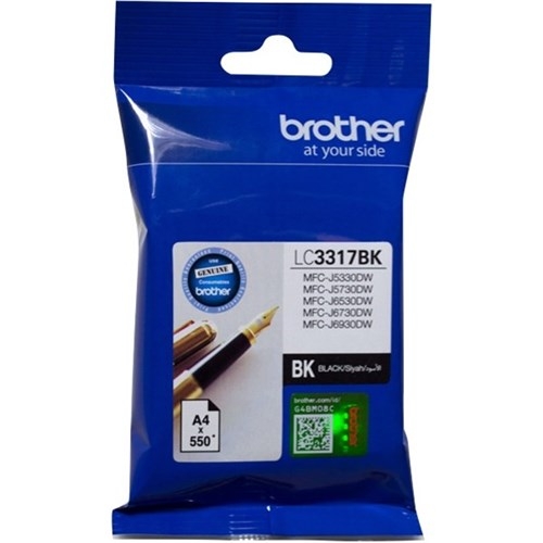 BROTHER LC3317 BLACK INK CARTRIDGE