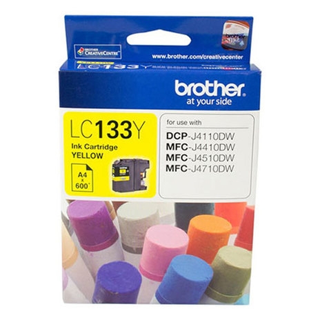 BROTHER LC133 YELLOW INK CARTRIDGE