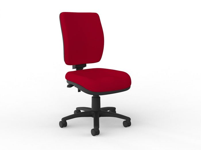 NOVA LUXE HIGHBACK TASK CHAIR, TOMATO RED
