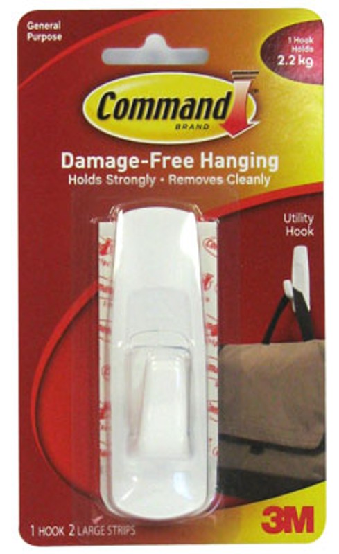 COMMAND ADHESIVE HOOKS LARGE
