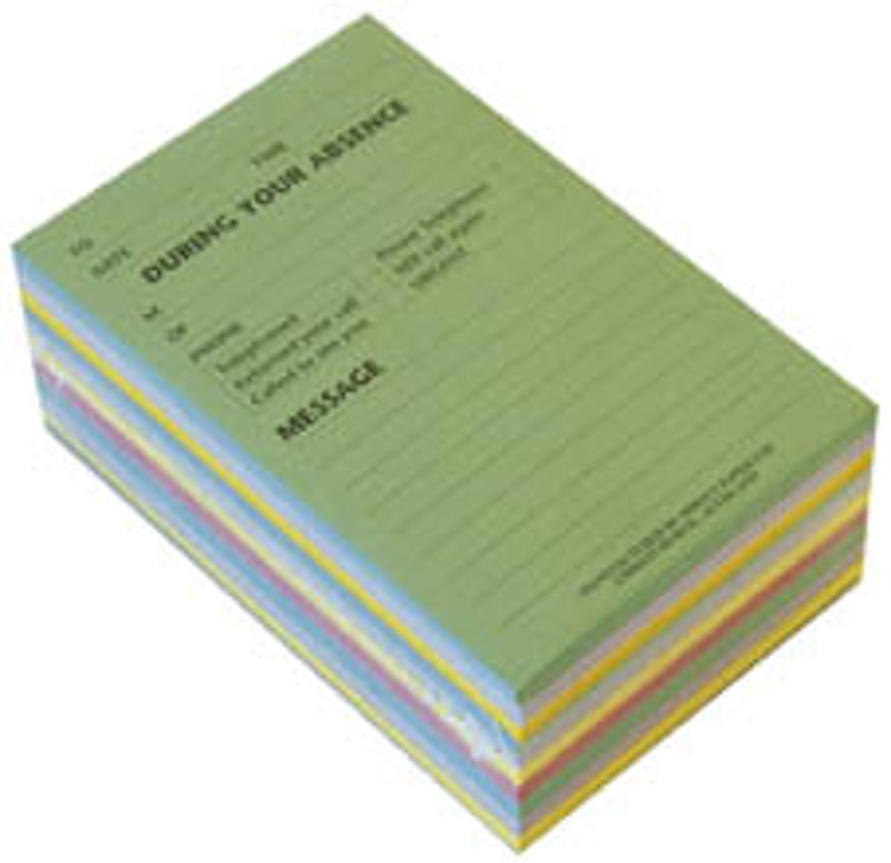 TELEPHONE MESSAGE PAD, PKT 10