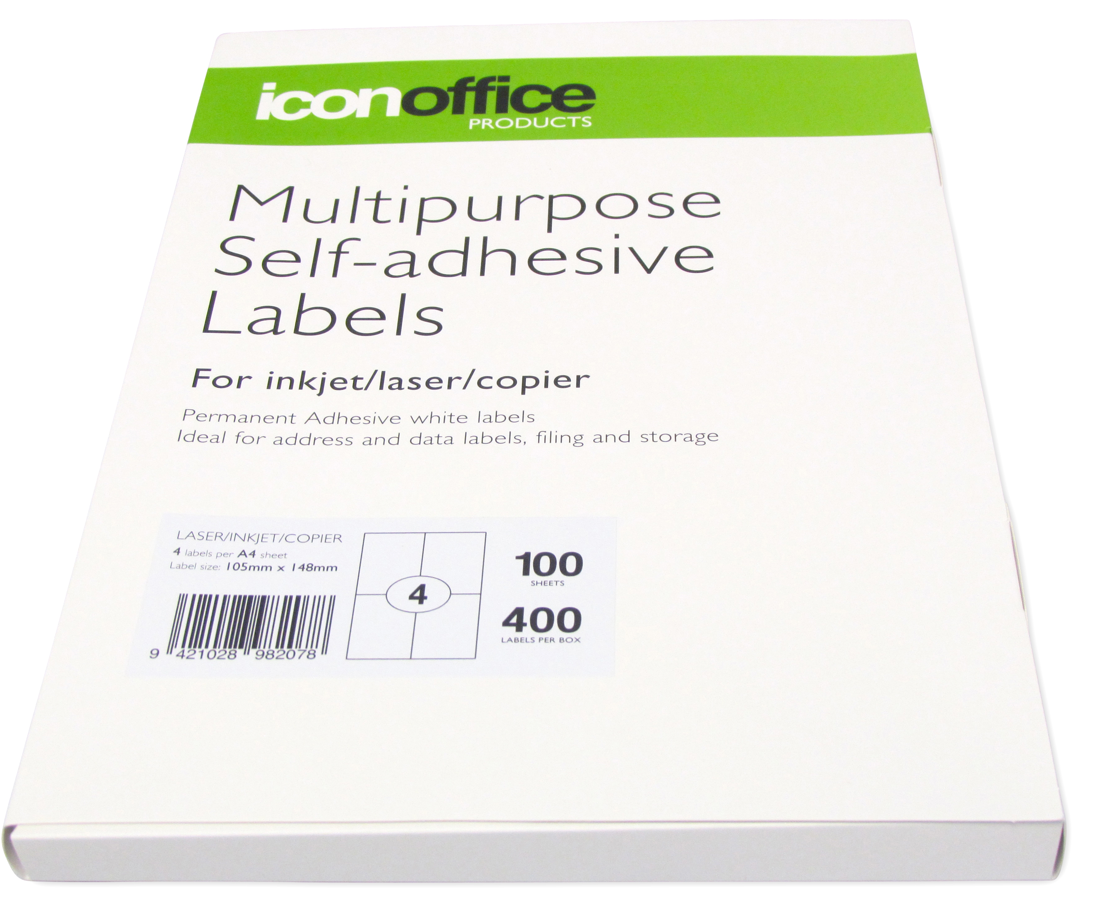 ICON MULTIPURPOSE LABELS L04, PKT 100