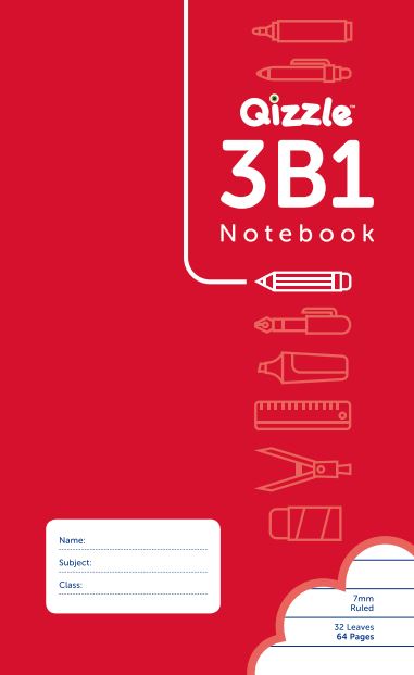 3B1 QIZZLE NOTEBOOK