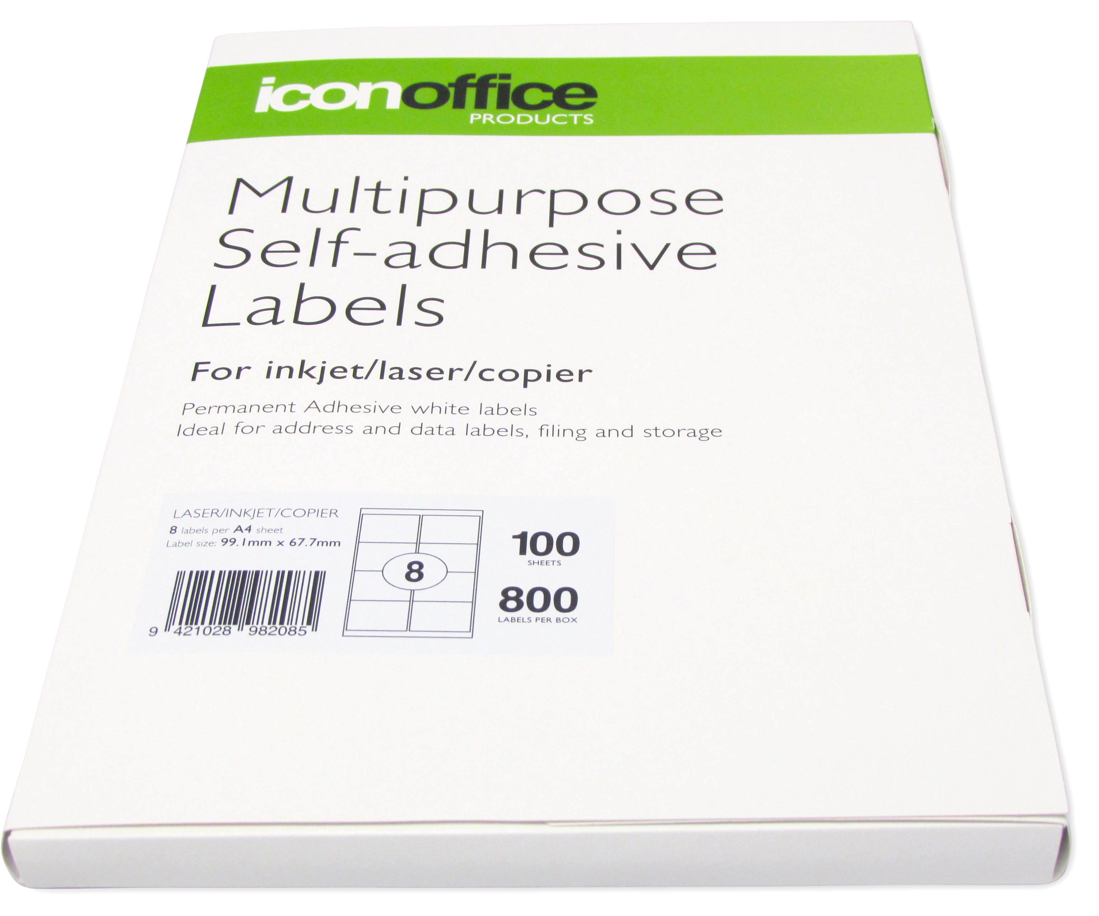 ICON MULTIPURPOSE LABELS L08, PKT 100