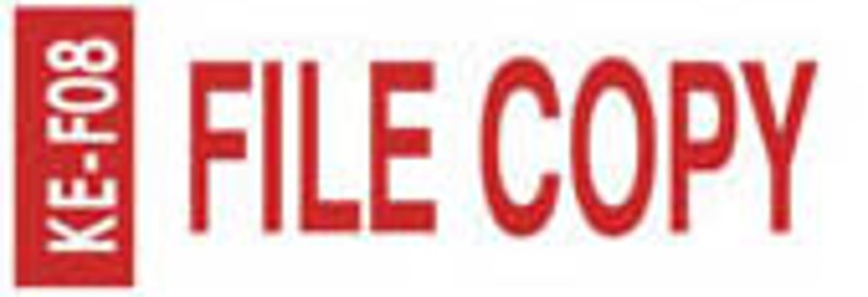 DESKMATE SELF-INKING STAMPS (FILE COPY), RED