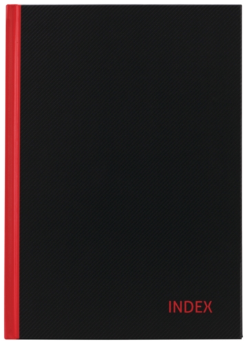 MILFORD A5 INDEXED NOTEBOOK, 100 LEAF