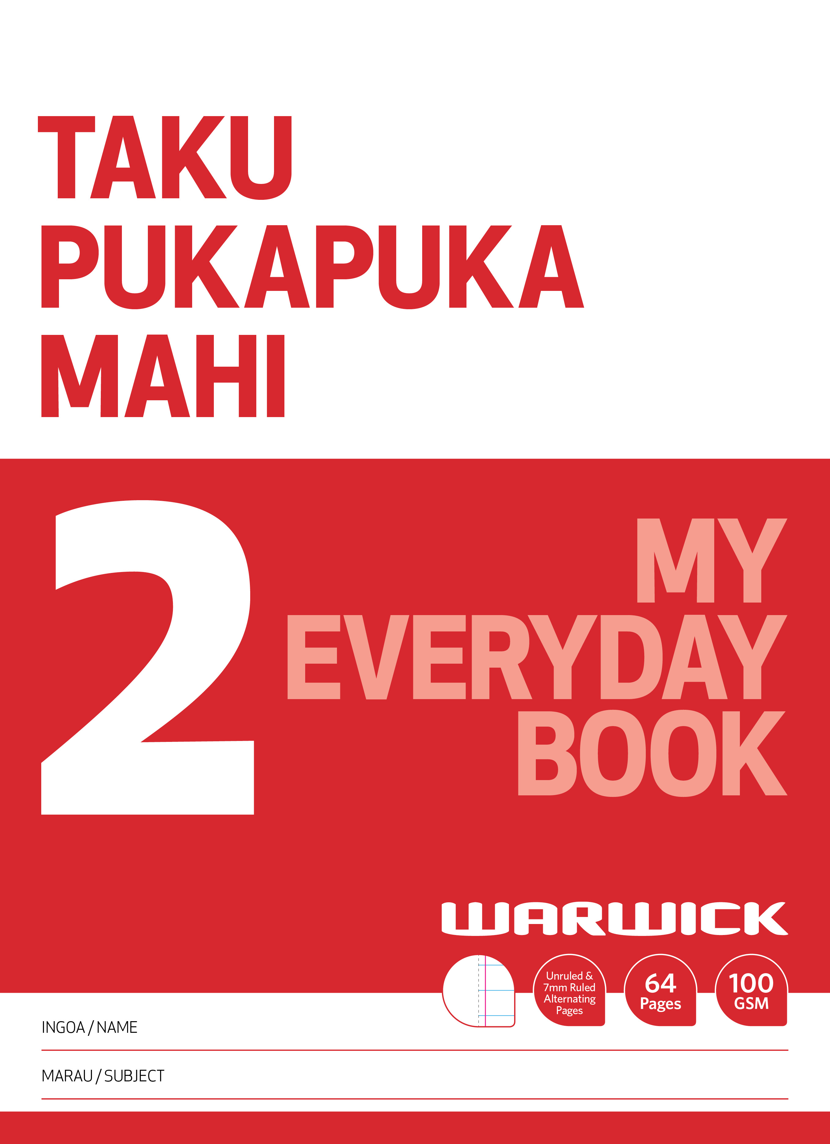 WARWICK MY EVERYDAY BOOK 2