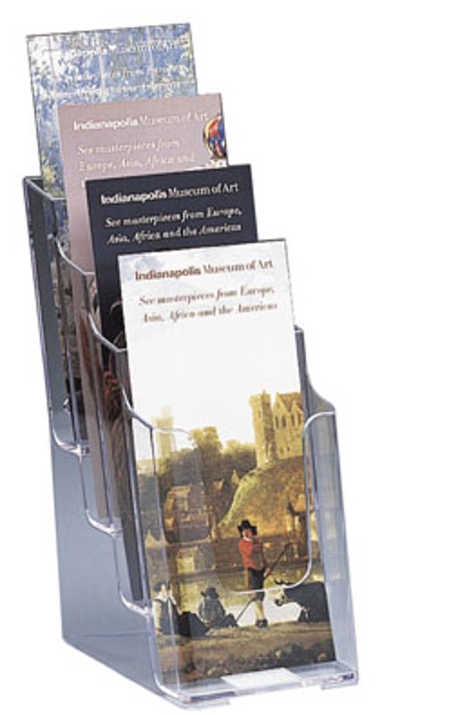 A4 4-TIER DESKTOP/WALLMOUNT BROCHURE HOLDER