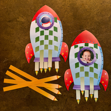 ROCKET SHIP WEAVING MATS, PKT 32 - Qizzle