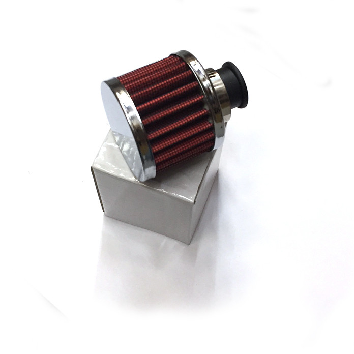 MINI 12MM BREATHER FILTER CHROME