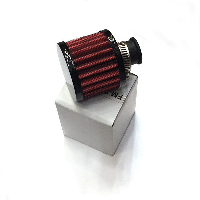 MINI 12MM BREATHER FILTER BLACK