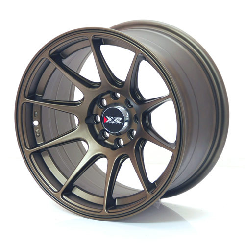 XXR 527 - 15 inch X 8.25J - 4x100 / 4x108 - ET0 - Matt Bronze