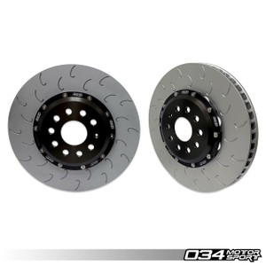 034Motorsport 2-piece Floating Front Brake Rotor Upgrade Kit For Audi 8v/8v.5 S3 And Vw Mk7/7.5 Gti/r 034Motorsport 2-piece Floating Front Brake Rotor Upgrade Kit For Audi 8v/8v.5 S3 And Vw Mk7/7.5 Gti/r