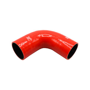 Pipercross Silicone Hose Red - 90 Degree - 70mm Bore - 152mm Leg Length Pipercross Silicone Hose Red - 90 Degree - 70mm Bore - 152mm Leg Length