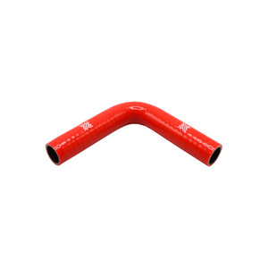 Pipercross Silicone Hose Red - 90 Degree - 25mm Bore - 152mm Leg Length Pipercross Silicone Hose Red - 90 Degree - 25mm Bore - 152mm Leg Length