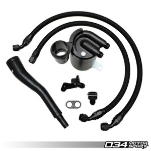 034Motorsport Billet Catch Can Kit, 8v Audi S3 & MK7 Volkswagen Golf R 034Motorsport Billet Catch Can Kit, 8v Audi S3 & MK7 Volkswagen Golf R