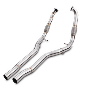 Gravity Resonator Delete Pipes (2.5 inch) – Audi S4 / S5 B9 Quattro 3.0 V6 TFSI (15-19) Gravity Resonator Delete Pipes (2.5 inch) – Audi S4 / S5 B9 Quattro 3.0 V6 TFSI (15-19)