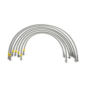 HEL Braided Fuel Injector Lines for Volkswagen Golf MK2 8V (M10 Injectors) HEL Braided Fuel Injector Lines for Volkswagen Golf MK2 8V (M10 Injectors)