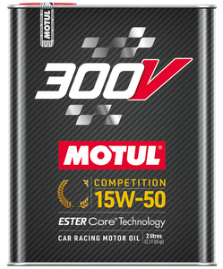 Motul 300V 15W-50 Competition Synthetic Motorsport Engine Oil - 2 Litre