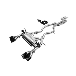 BMW M3 (F80) M4 (F82) Valvetronic Cat Back Exhaust With Carbon Tailpipes BMW M3 (F80) M4 (F82) Valvetronic Cat Back Exhaust With Carbon Tailpipes