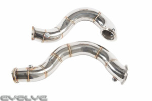 Evolve Catless Turbo Downpipes (Decat) for BMW 1 Series 135i | 1M | 3 Series 335i (N54) Evolve Catless Turbo Downpipes (Decat) for BMW 1 Series 135i | 1M | 3 Series 335i (N54)