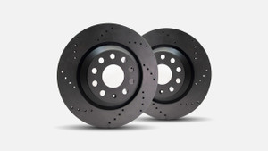 Vagbremtechnic Drilled 349mm Front Brake Discs for Audi S4 (B9) TFSI (PAIR) Vagbremtechnic Drilled 349mm Front Brake Discs for Audi S4 (B9) TFSI (PAIR)