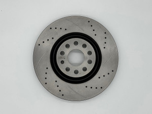Vagbremtechnic Drilled / Grooved 340mm Front Brake Discs for VW Transporter T5 / T6 (PAIR) Vagbremtechnic Drilled / Grooved 340mm Front Brake Discs for VW Transporter T5 / T6 (PAIR)