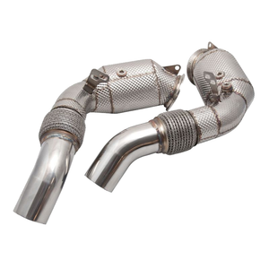 BMW M5 (F10) (F11) Downpipe Cat Section with Heat Shield BMW M5 (F10) (F11) Downpipe Cat Section with Heat Shield