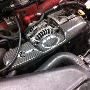 M2 Motorsport Subaru Impreza (GD 01-07) Carbon Fibre Alternator Cover M2 Motorsport Subaru Impreza (GD 01-07) Carbon Fibre Alternator Cover