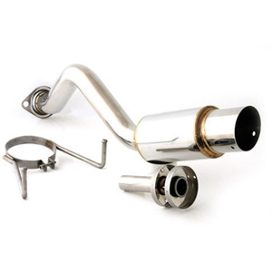 Honda Civic EP3 Type R / Type S 2.0 Rear Exhaust / Muffler - JDM 100mm Slash Cut - Side Kicker Honda Civic EP3 Type R / Type S 2.0 Rear Exhaust / Muffler - JDM 100mm Slash Cut - Side Kicker