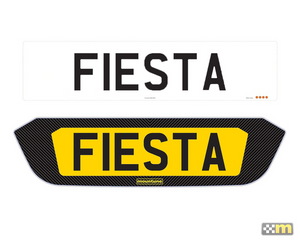 Mountune Bespoke Number Plates for Ford Fiesta ST MK8 Mountune Bespoke Number Plates for Ford Fiesta ST MK8