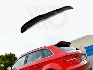 Maxton Design Spoiler Cap Audi S3 / A3 S-Line 8V / 8V FL Hatchback / Sportback (Gloss Black) Maxton Design Spoiler Cap Audi S3 / A3 S-Line 8V / 8V FL Hatchback / Sportback (Gloss Black)