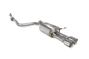 Scorpion Ford Fiesta MK7 1.0T EcoBoost Resonated Cat Back System with Polished Twin Daytona Tailpipe (Standard Rear Bumper) Scorpion Ford Fiesta MK7 1.0T EcoBoost Resonated Cat Back System with Polished Twin Daytona Tailpipe (Standard Rear Bumper)