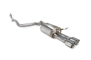 Scorpion Ford Fiesta MK7 1.0T EcoBoost Non Resonated Cat Back System with Polished Twin Daytona Tailpipe (Standard Rear Bumper) Scorpion Ford Fiesta MK7 1.0T EcoBoost Non Resonated Cat Back System with Polished Twin Daytona Tailpipe (Standard Rear Bumper)