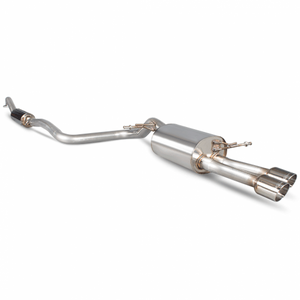 Scorpion Ford Fiesta MK7 1.0T EcoBoost Resonated Cat Back System with Polished Twin Daytona Tailpipe (Zetec S Rear Bumper) Scorpion Ford Fiesta MK7 1.0T EcoBoost Resonated Cat Back System with Polished Twin Daytona Tailpipe (Zetec S Rear Bumper)