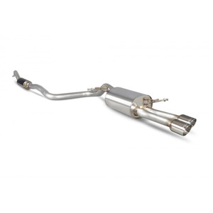 Scorpion Ford Fiesta MK7 1.0T EcoBoost Resonated Cat Back System with Polished Twin Daytona Tailpipe (ST Rear Bumper) Scorpion Ford Fiesta MK7 1.0T EcoBoost Resonated Cat Back System with Polished Twin Daytona Tailpipe (ST Rear Bumper)