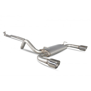 Scorpion Abarth 500 / 595 Non Resonated Cat Back Exhaust with Polished Daytona Tailpipes (Garrett Turbo) Scorpion Abarth 500 / 595 Non Resonated Cat Back Exhaust with Polished Daytona Tailpipes (Garrett Turbo)
