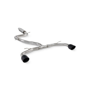Scorpion Cupra Leon 245 Predator Resonated GPF Back Exhaust with Black Ceramic Daytona Tailpipes Scorpion Cupra Leon 245 Predator Resonated GPF Back Exhaust with Black Ceramic Daytona Tailpipes
