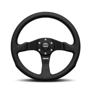 MOMO Competition Steering Wheel - Black AirLeather (Street Series) MOMO Competition Steering Wheel - Black AirLeather (Street Series)