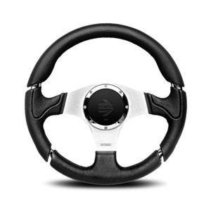 MOMO Millenium Steering Wheel - Black Leather (Street Series) MOMO Millenium Steering Wheel - Black Leather (Street Series)