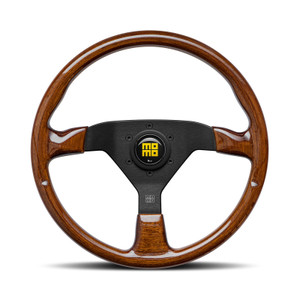 MOMO Montecarlo Heritage Wood Steering Wheel - Mahogany Wood (Street Series) MOMO Montecarlo Heritage Wood Steering Wheel - Mahogany Wood (Street Series)